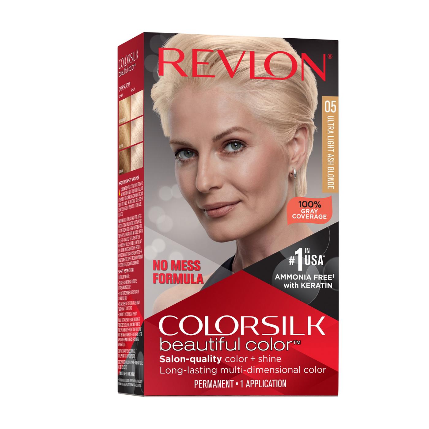 Revlon ColorSilk Hair Color - 05 Ultralight Ash Blonde; image 1 of 7