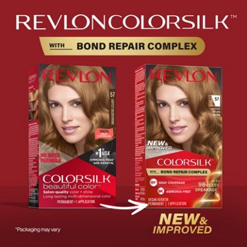 Revlon ColorSilk Hair Color - 57 Lightest Gold Brown