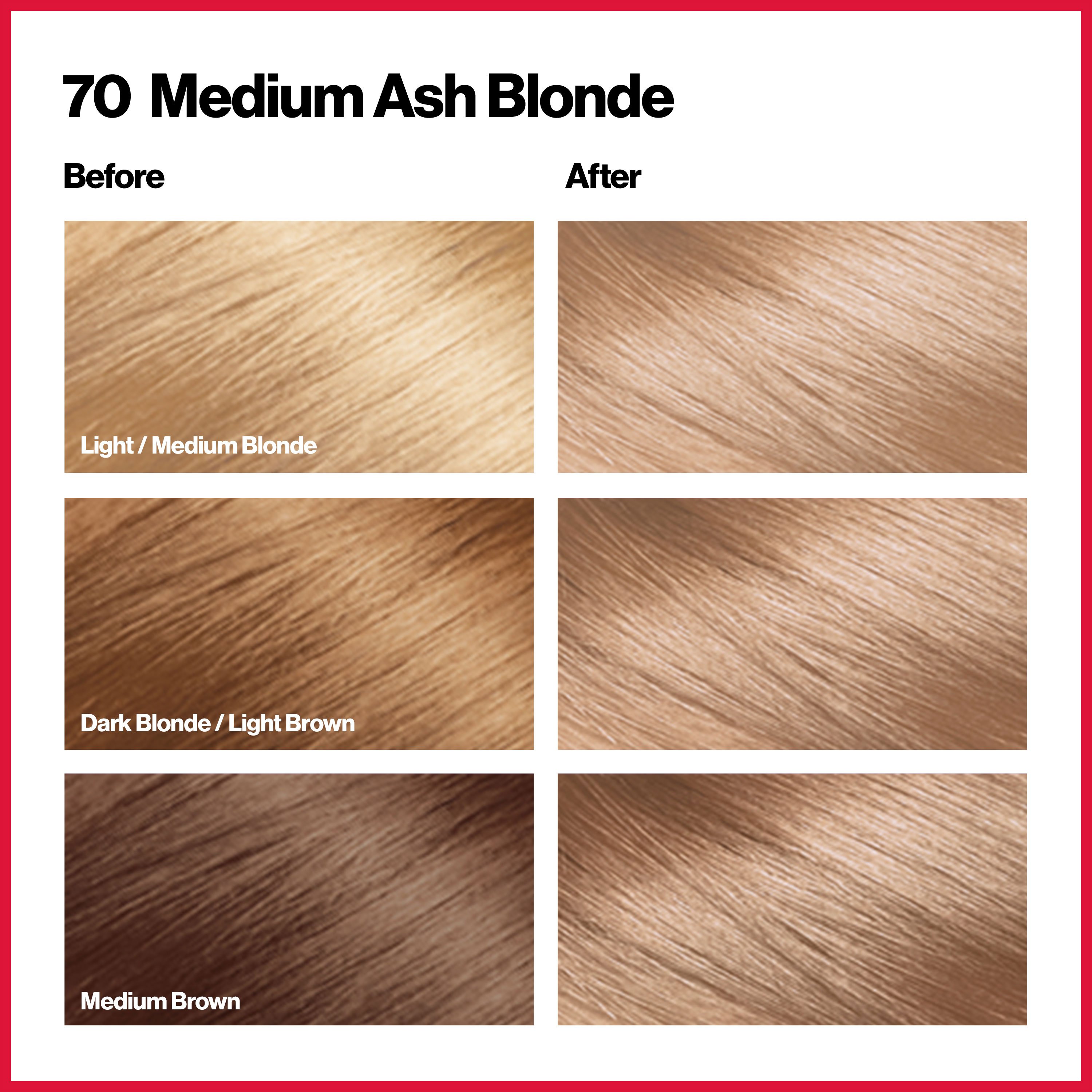 Revlon ColorSilk Hair Color - 70 Medium Ash Blonde - Shop Hair Color at  H-E-B