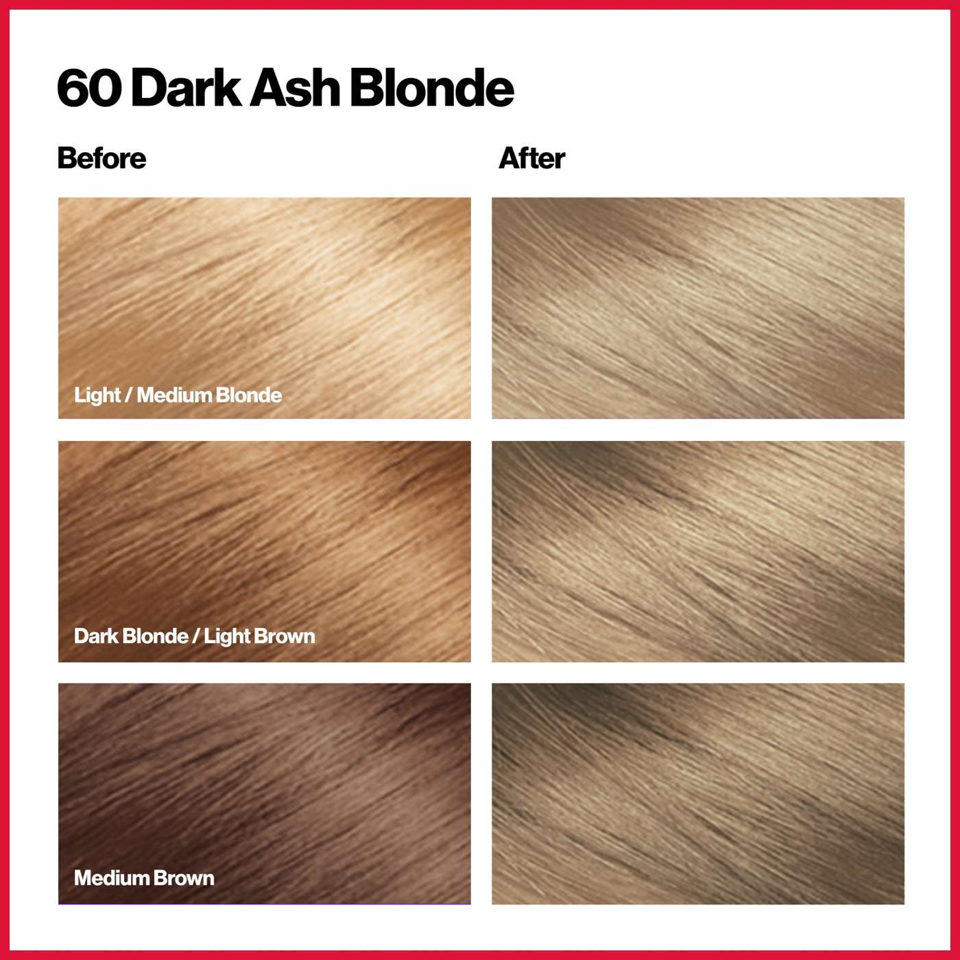 Revlon ColorSilk Hair Color 060 Dark Ash Blonde; image 6 of 8