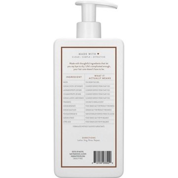 Native Moisturizing Shampoo - Coconut & Vanilla, 16.5 oz