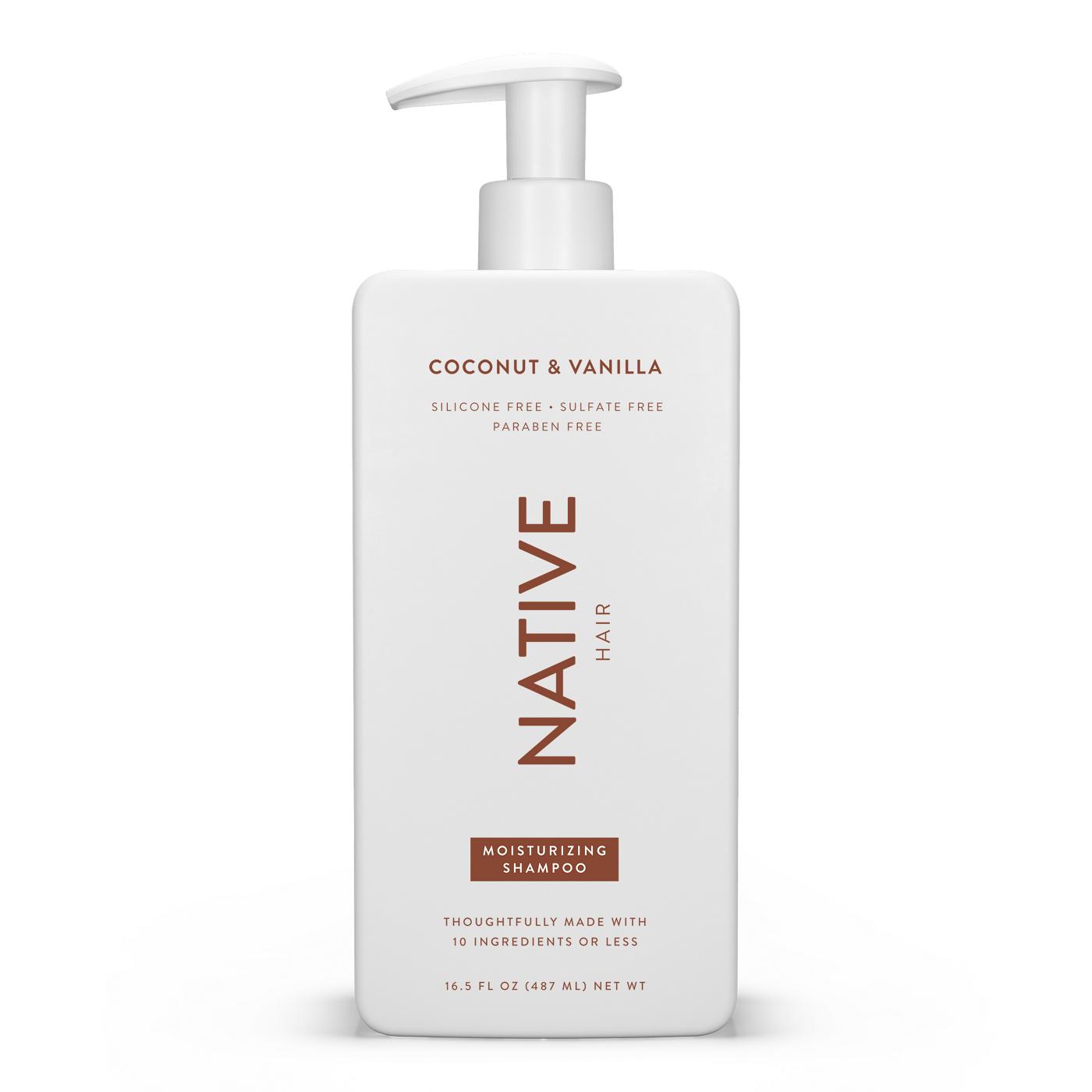 Native Moisturizing Shampoo - Coconut & Vanilla; image 1 of 4