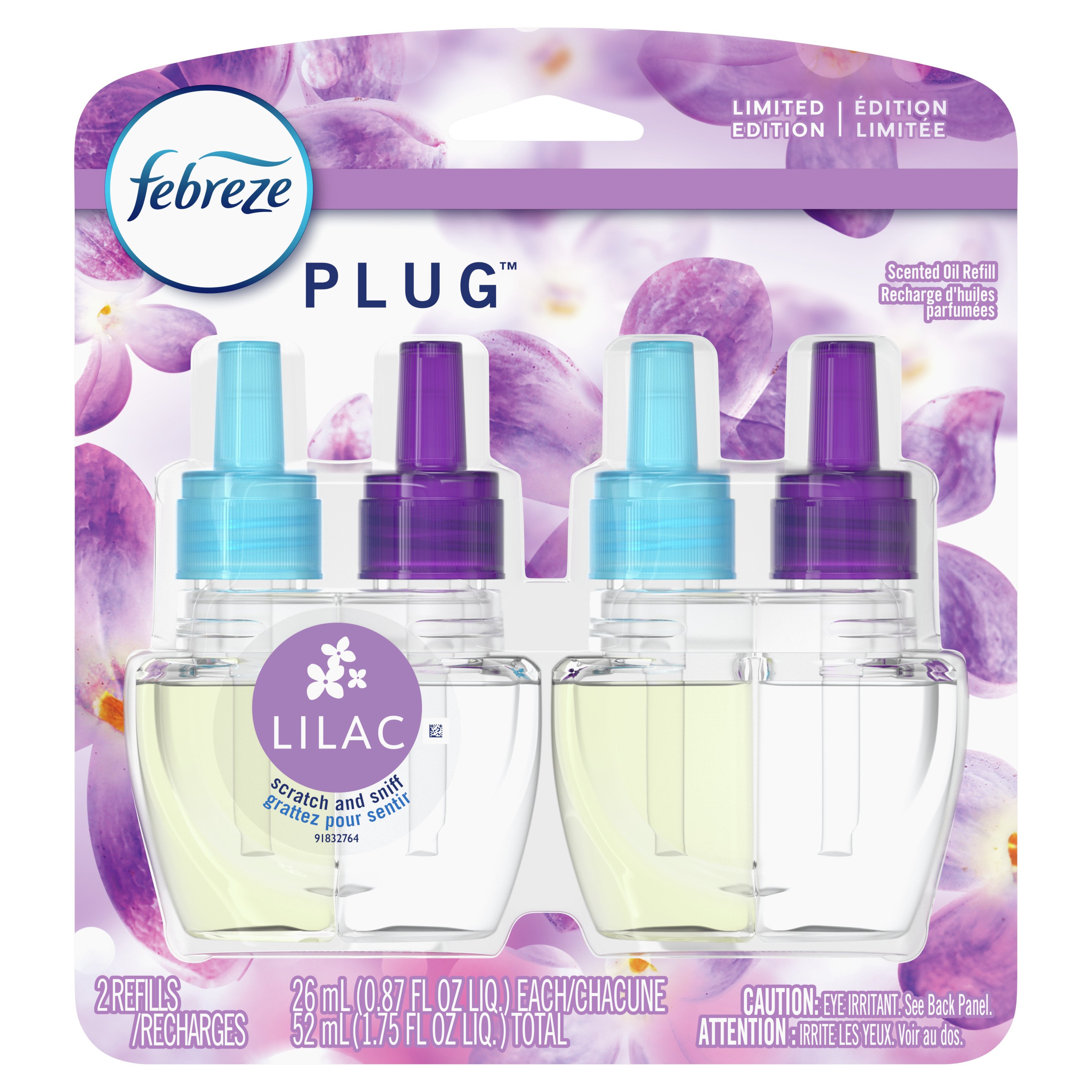 Febreze Plug Lilac Scented Oil Refills Shop Air Fresheners at HEB