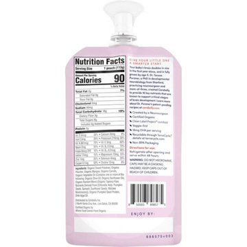 Cerebelly Dairy Free Organic Smoothie Pouch - Sweet Potato Peach