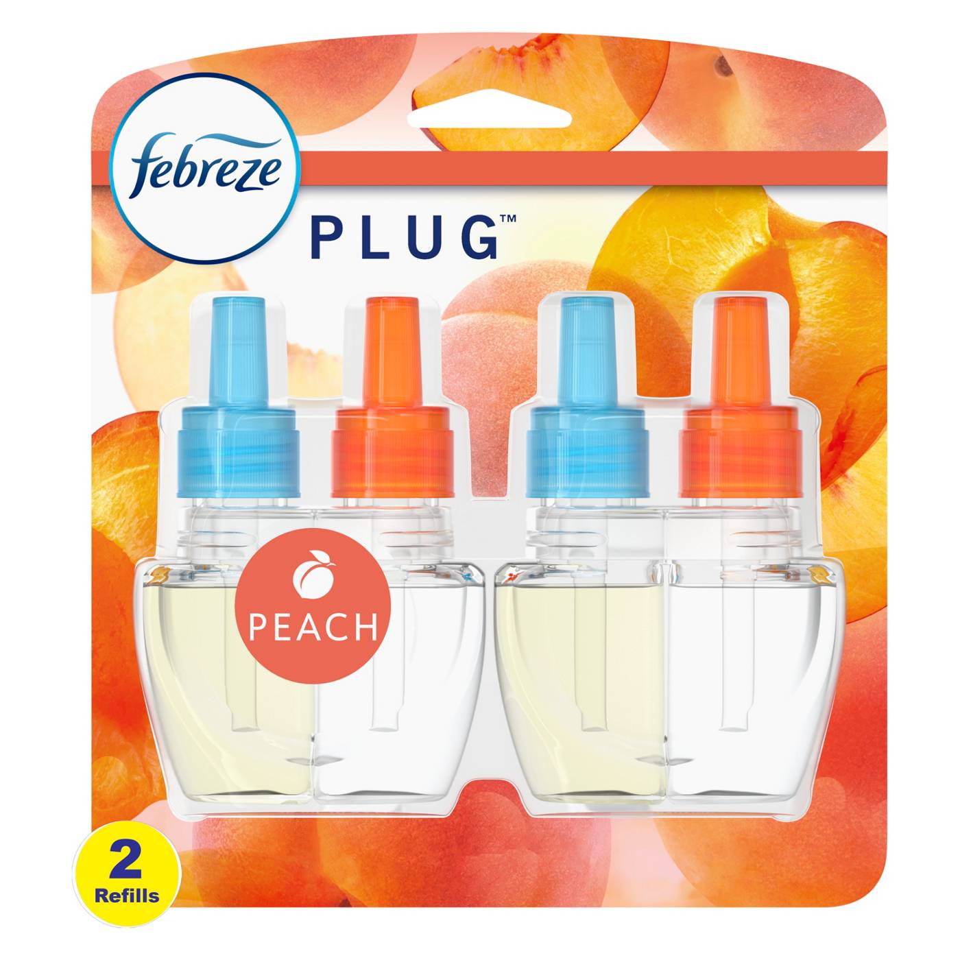 Febreze Plug Peach Scented Oil Refills; image 1 of 2