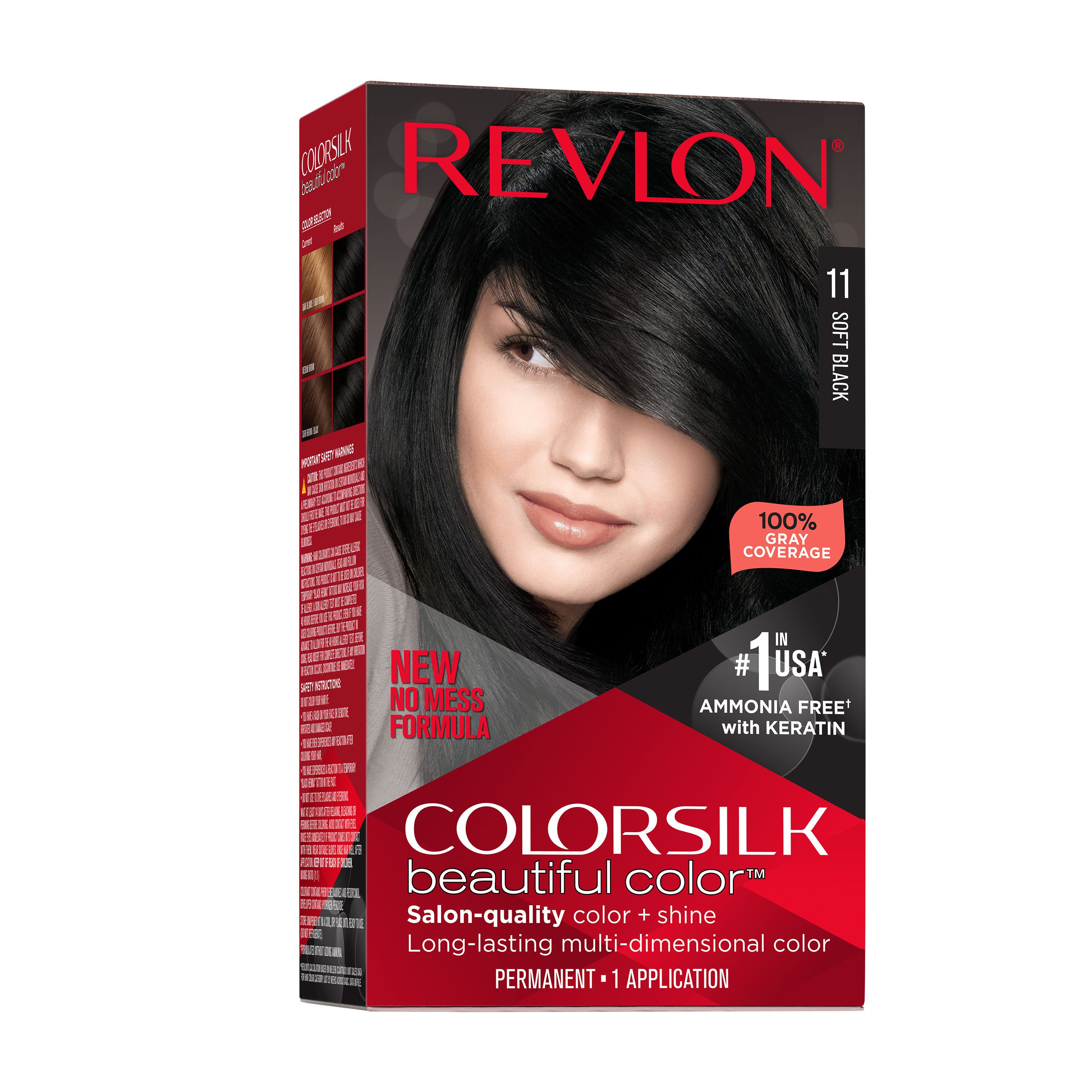 dark red black hair dye