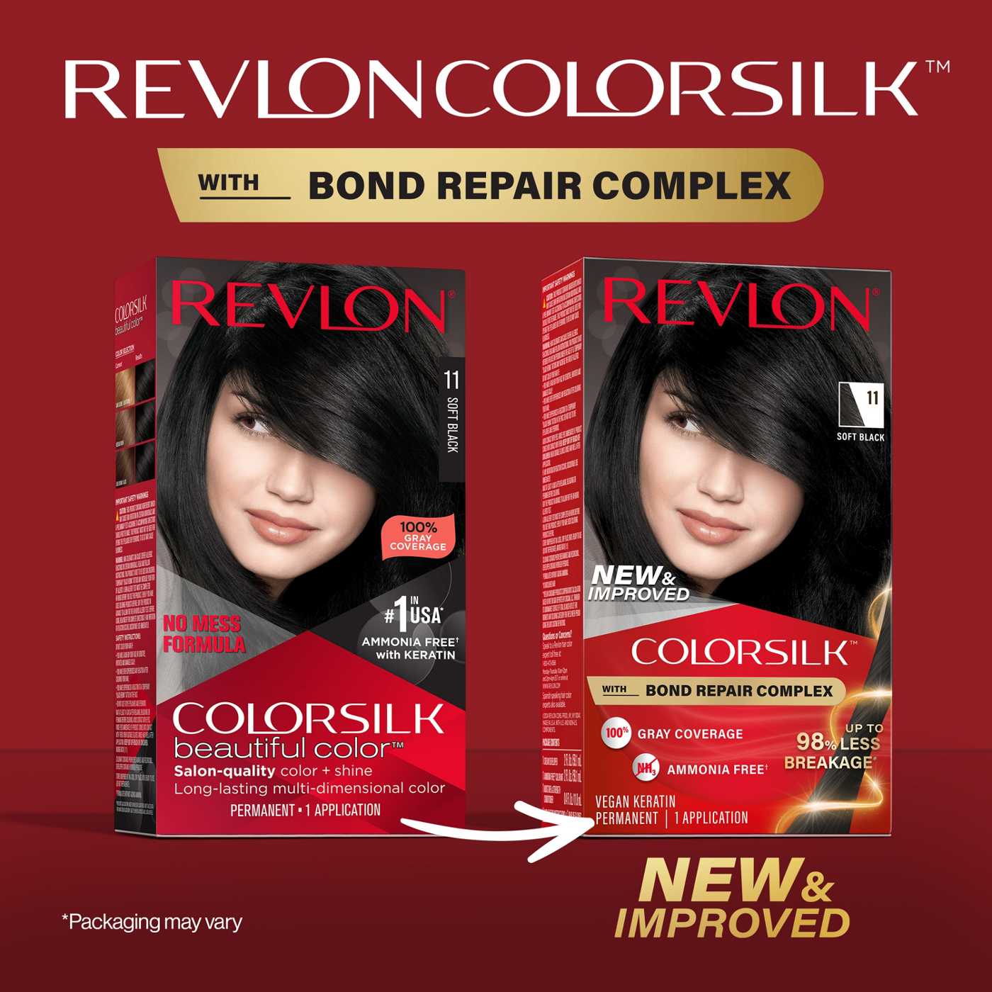 Revlon ColorSilk Hair Color - 11 Soft Black; image 3 of 6