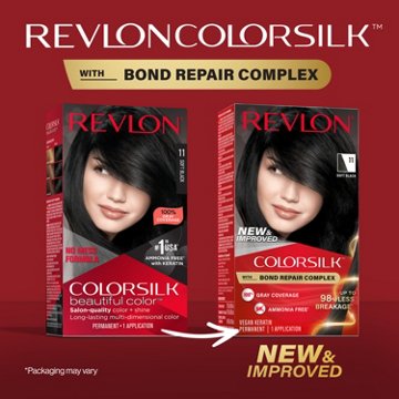 Revlon ColorSilk Hair Color - 11 Soft Black