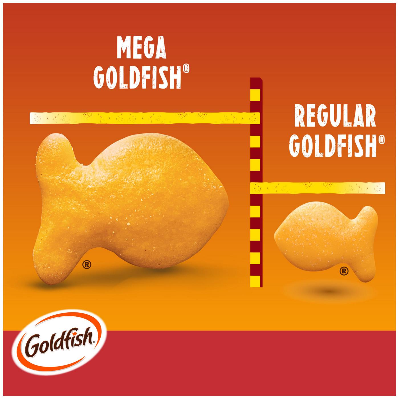 Goldfish Mega Bites Sharp Cheddar Crackers; image 2 of 5