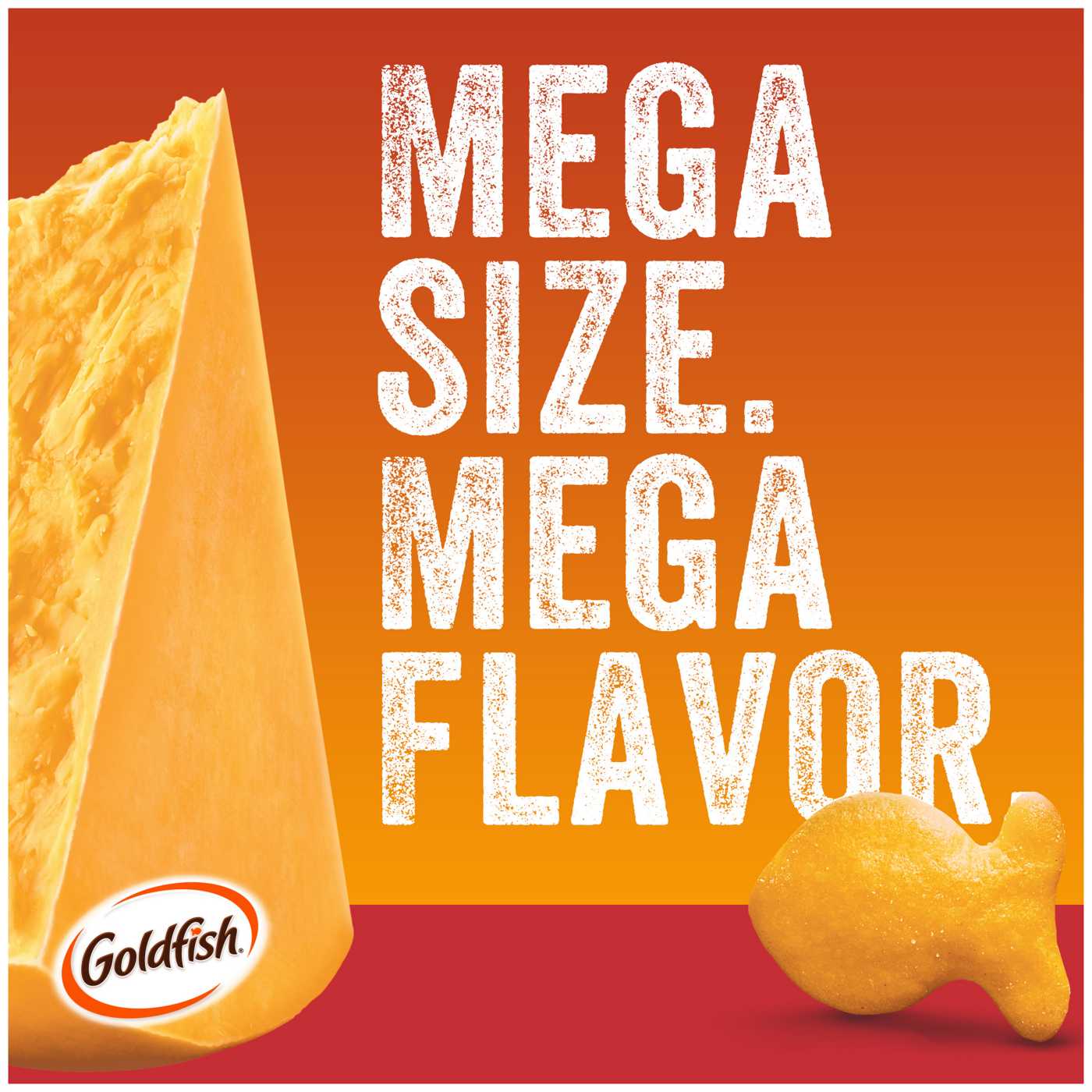 Pepperidge Farm Goldfish Mega Bites Sharp Cheddar Crackers; image 8 of 10