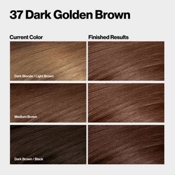 Revlon ColorSilk Hair Color - 37 Dark Golden Brown