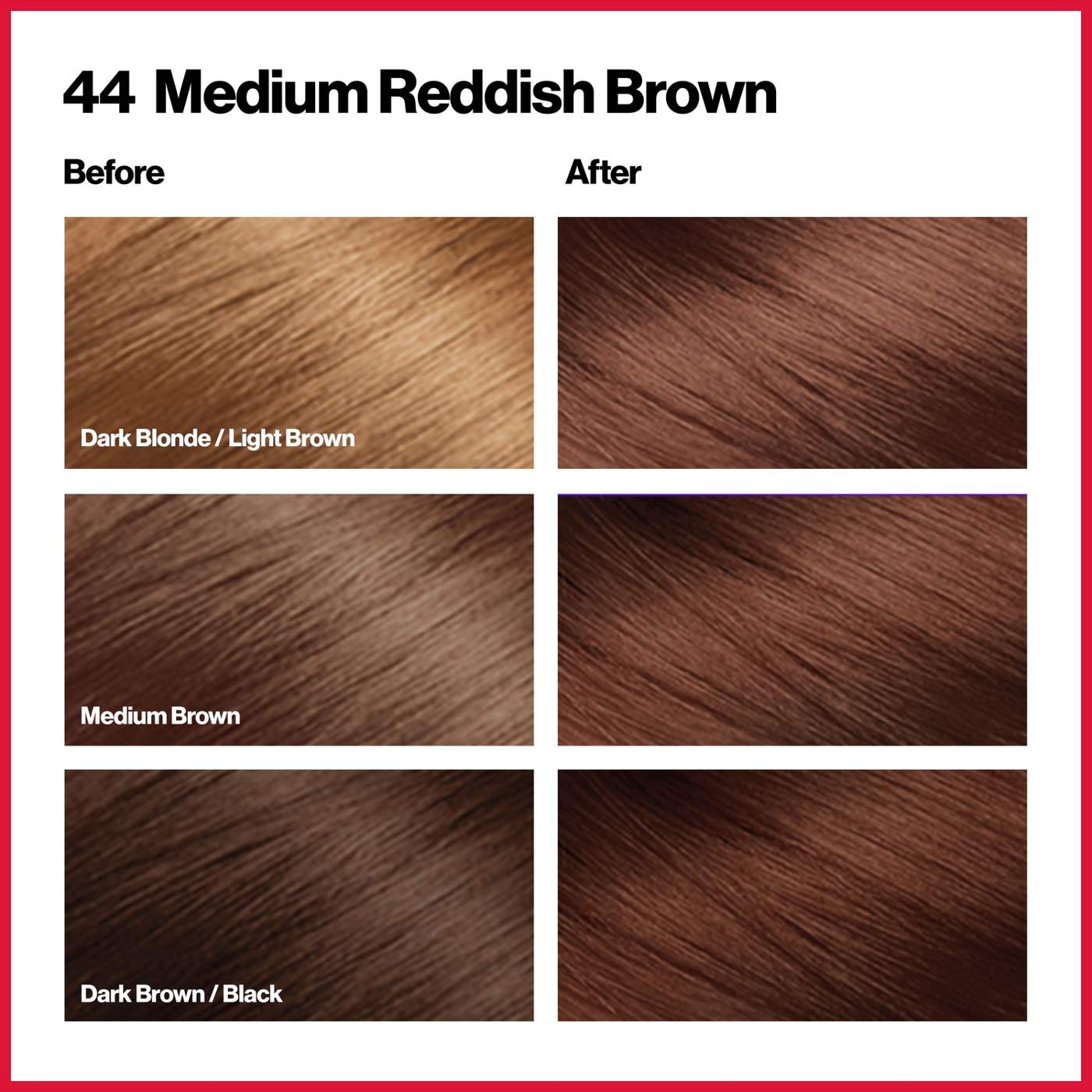 Revlon ColorSilk Hair Color - 44 Medium Reddish Brown; image 5 of 7