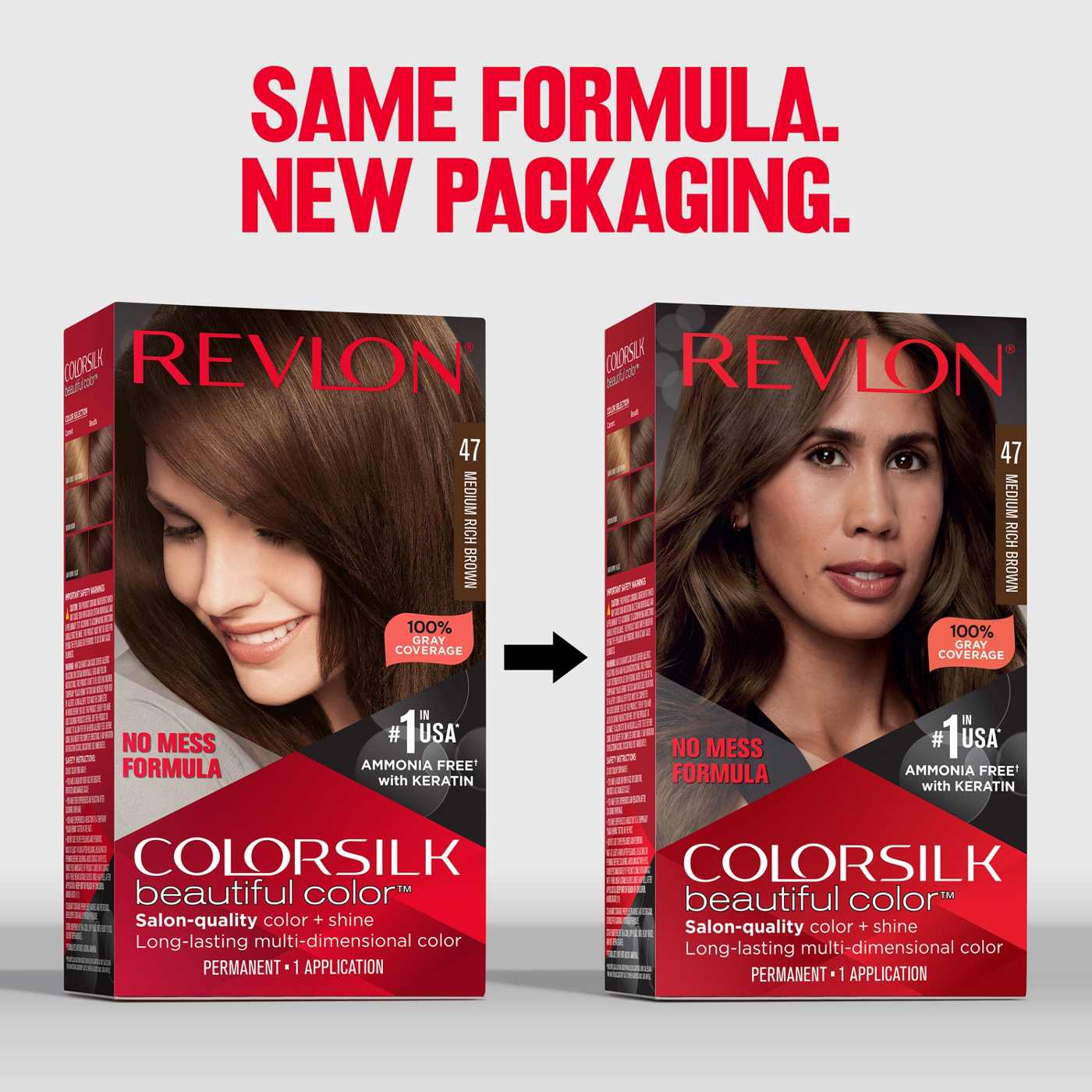 Revlon ColorSilk Hair Color - 47 Medium Rich Brown; image 5 of 7