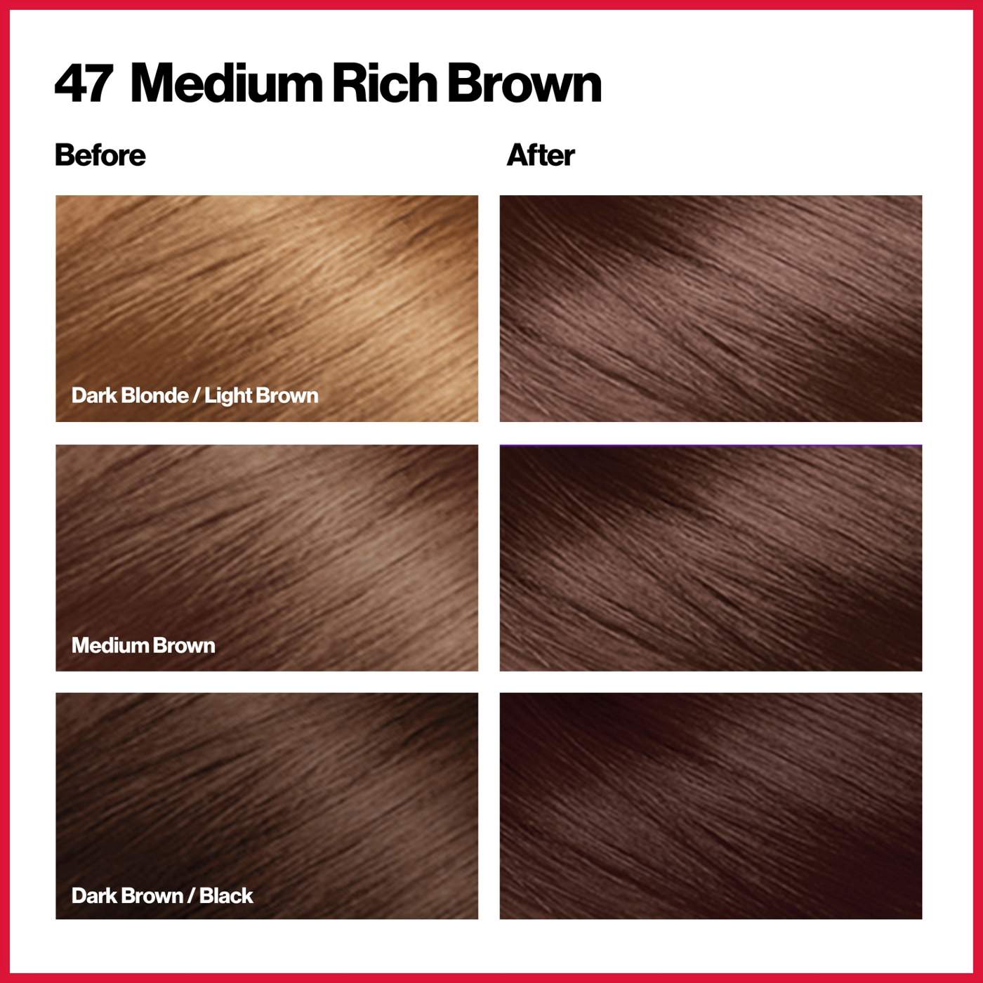 Revlon ColorSilk Hair Color - 47 Medium Rich Brown; image 6 of 7