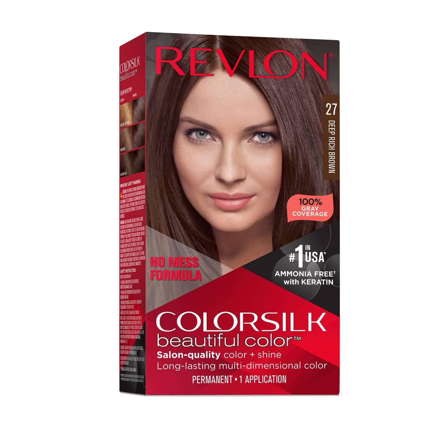 Revlon ColorSilk Hair Color - 27 Deep Rich Brown; image 1 of 7