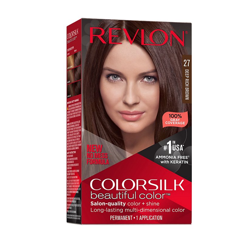 Revlon ColorSilk Hair Color 27 Deep Rich Brown - Shop Hair Care at H-E-B