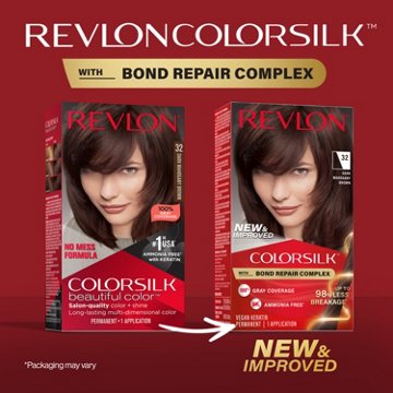 Revlon ColorSilk Hair Color - 32 Dark Mahogany Brown