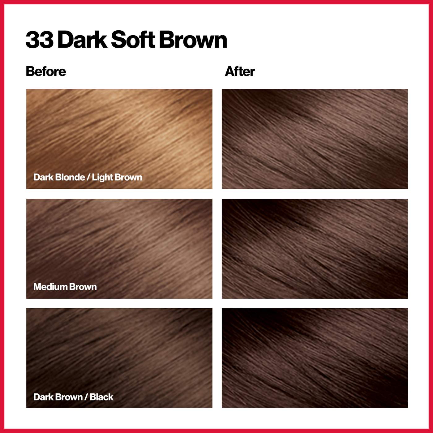 Revlon ColorSilk Hair Color 33 Dark Soft Brown - Shop Hair Color at H-E-B