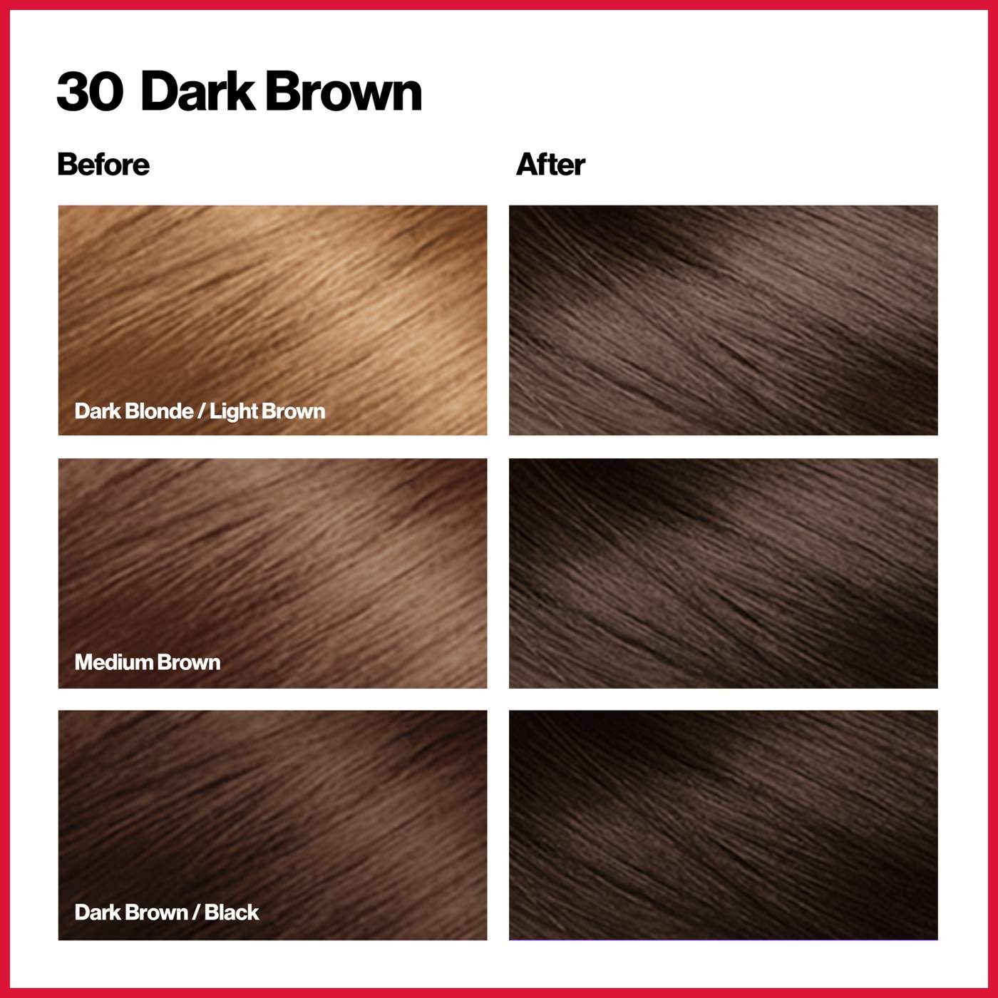 Revlon ColorSilk Hair Color - 30 Dark Brown; image 6 of 6