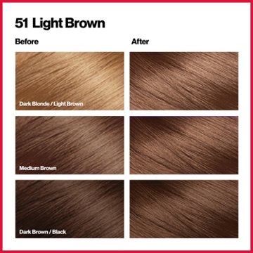 Revlon ColorSilk Hair Color - 51 Light Brown