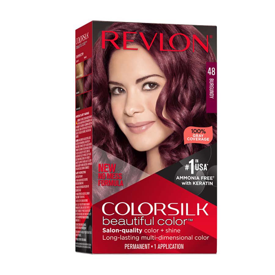 Revlon ColorSilk Hair Color - 48 Burgundy - Shop Hair Care at H-E-B