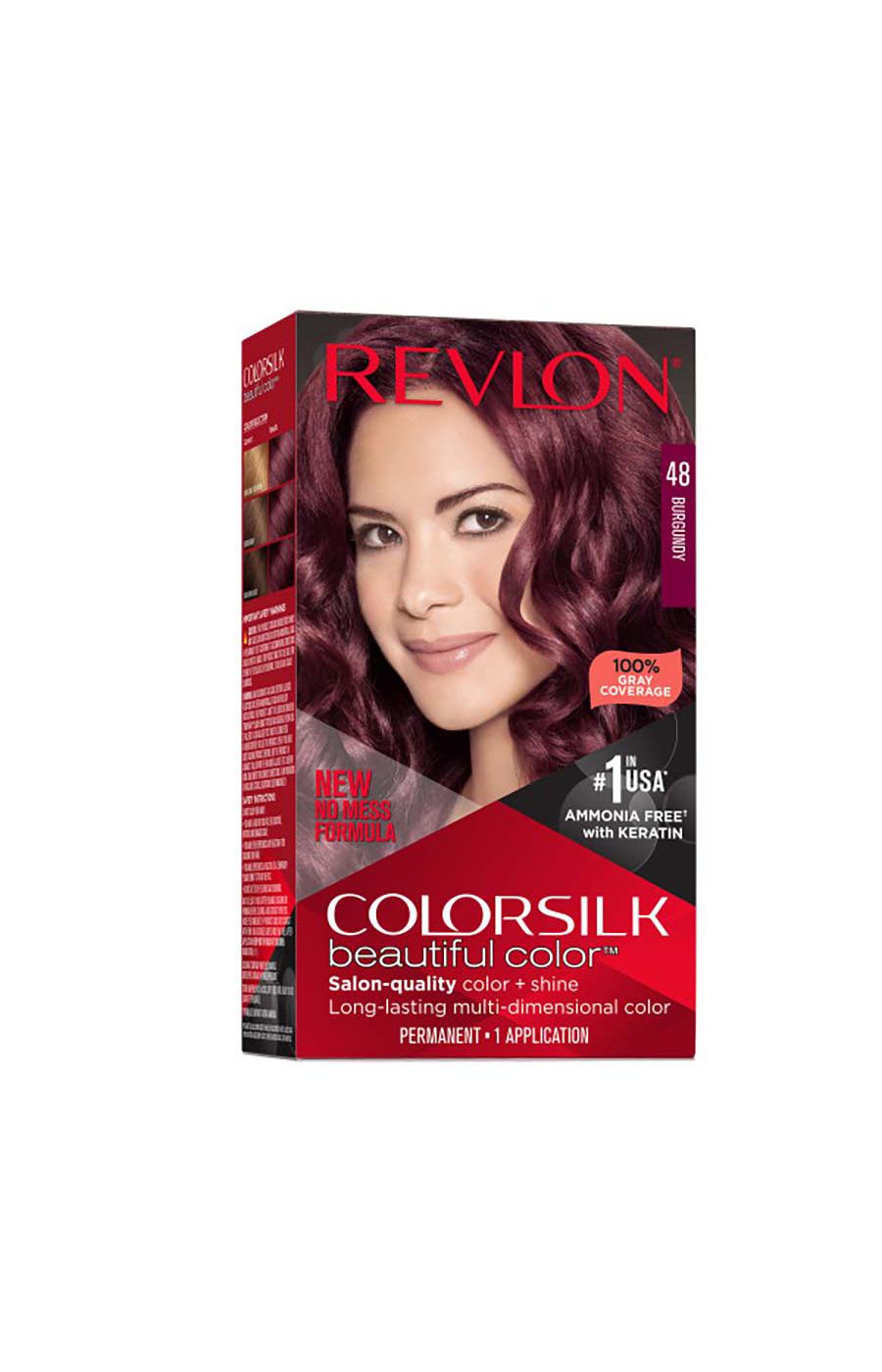 Revlon ColorSilk Hair Color - 48 Burgundy; image 1 of 7