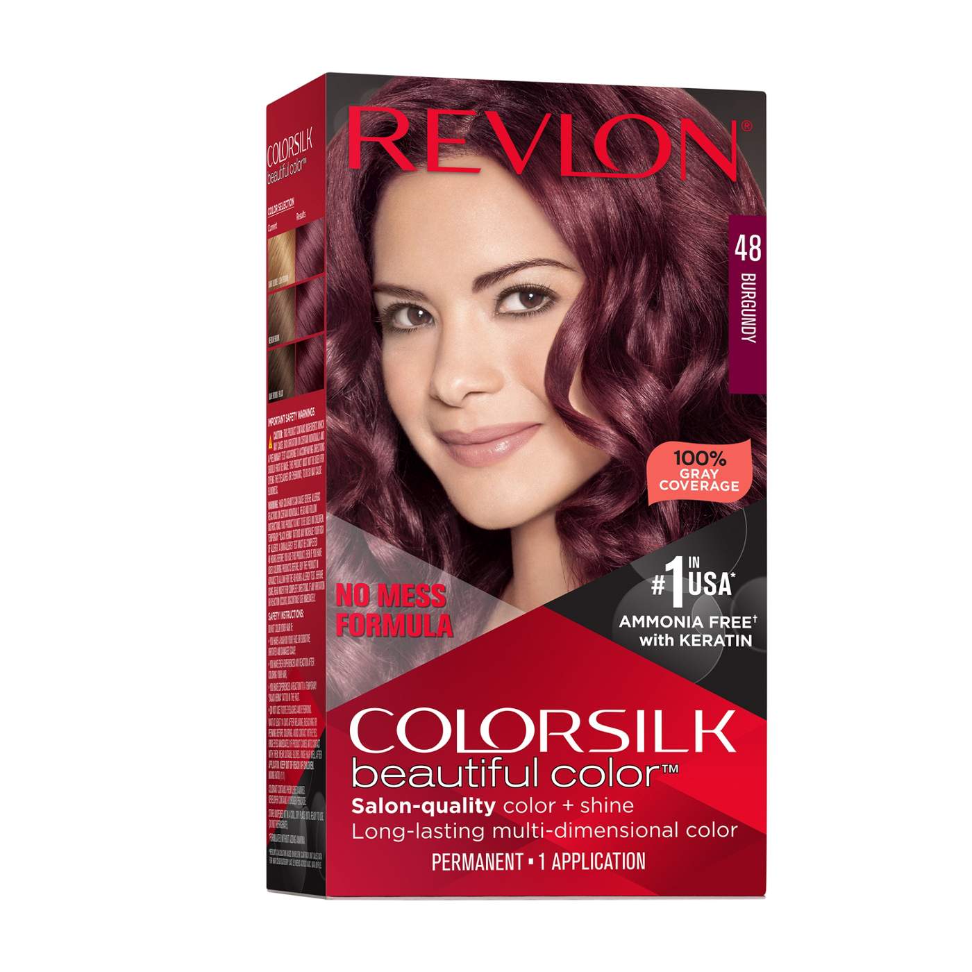 Revlon ColorSilk Hair Color - 48 Burgundy; image 1 of 6