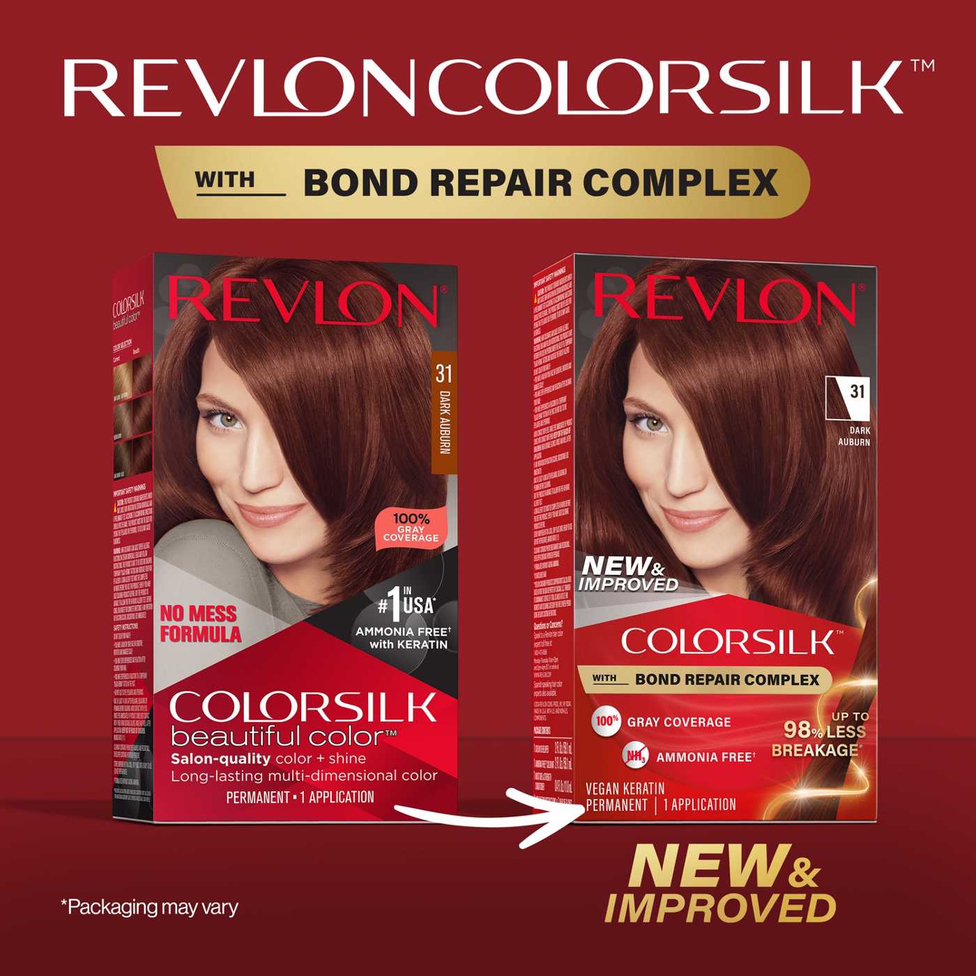 Revlon ColorSilk Hair Color - 31 Dark Auburn; image 5 of 6