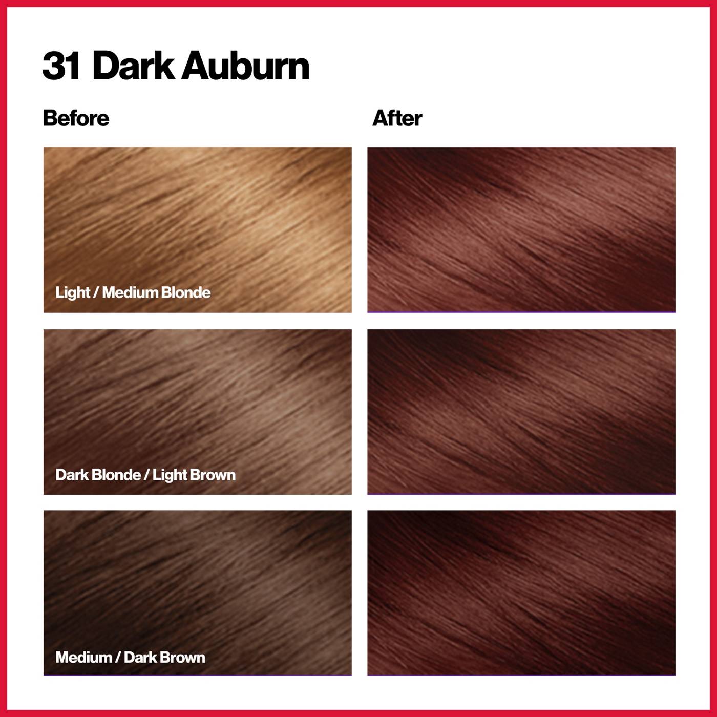 Revlon ColorSilk Hair Color - 31 Dark Auburn; image 6 of 6