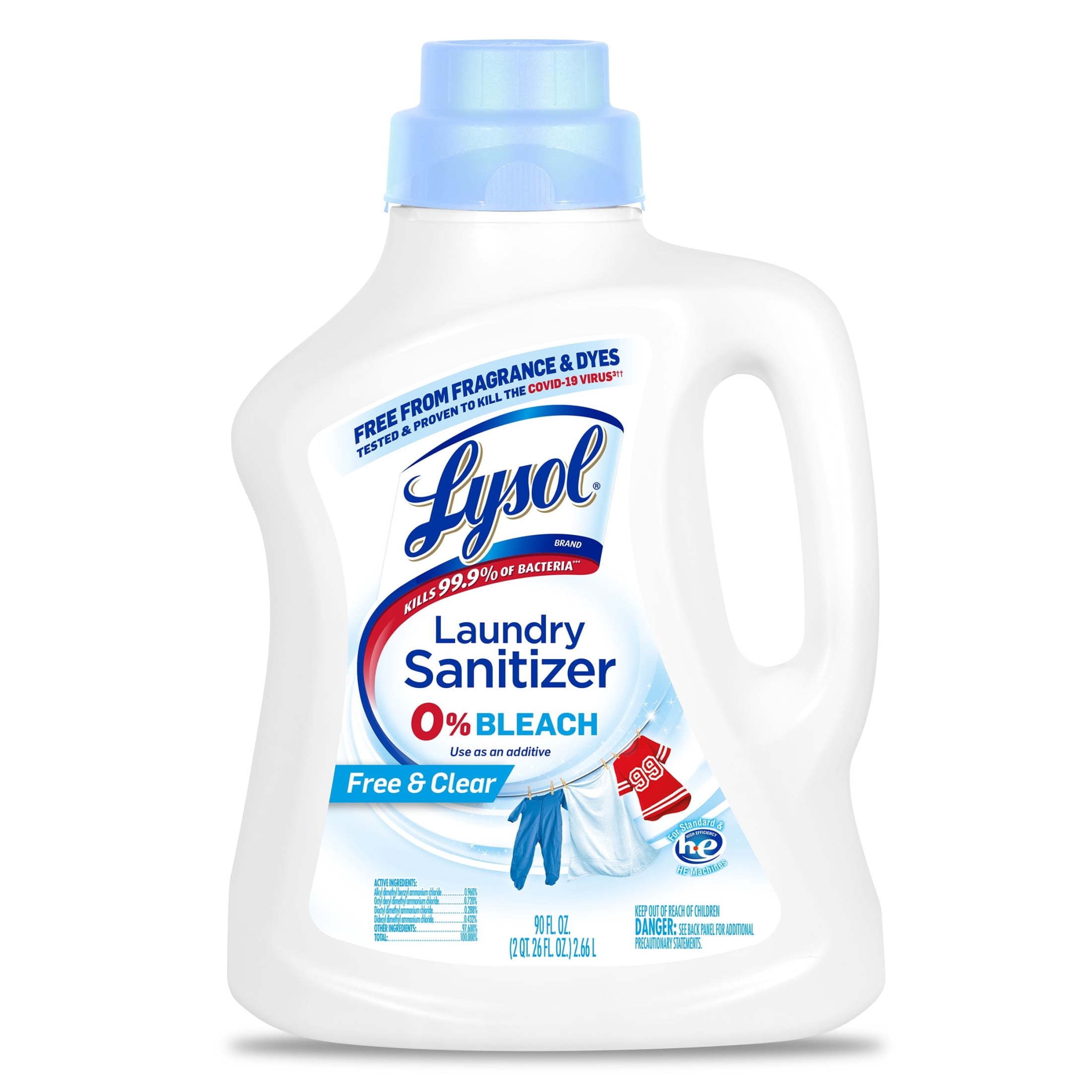 Lysol Laundry Sanitizer Free And Clear