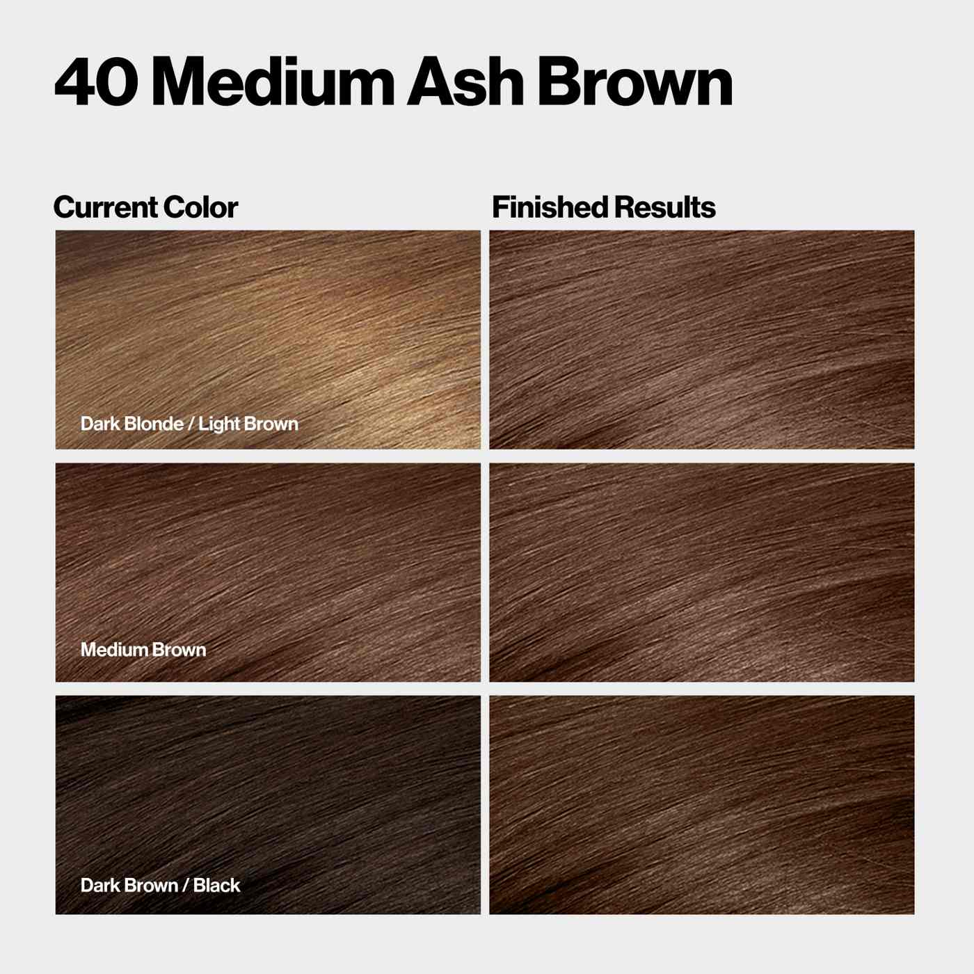 Revlon ColorSilk Hair Color - 40 Medium Ash Brown; image 3 of 7