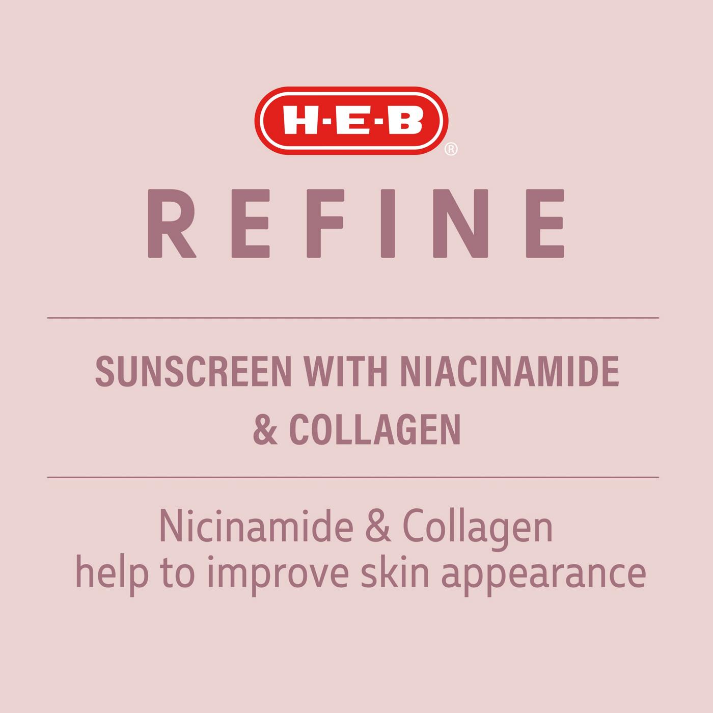 H-E-B Refine Niacinamide & Collagen Sunscreen Spray – SPF 50; image 3 of 4