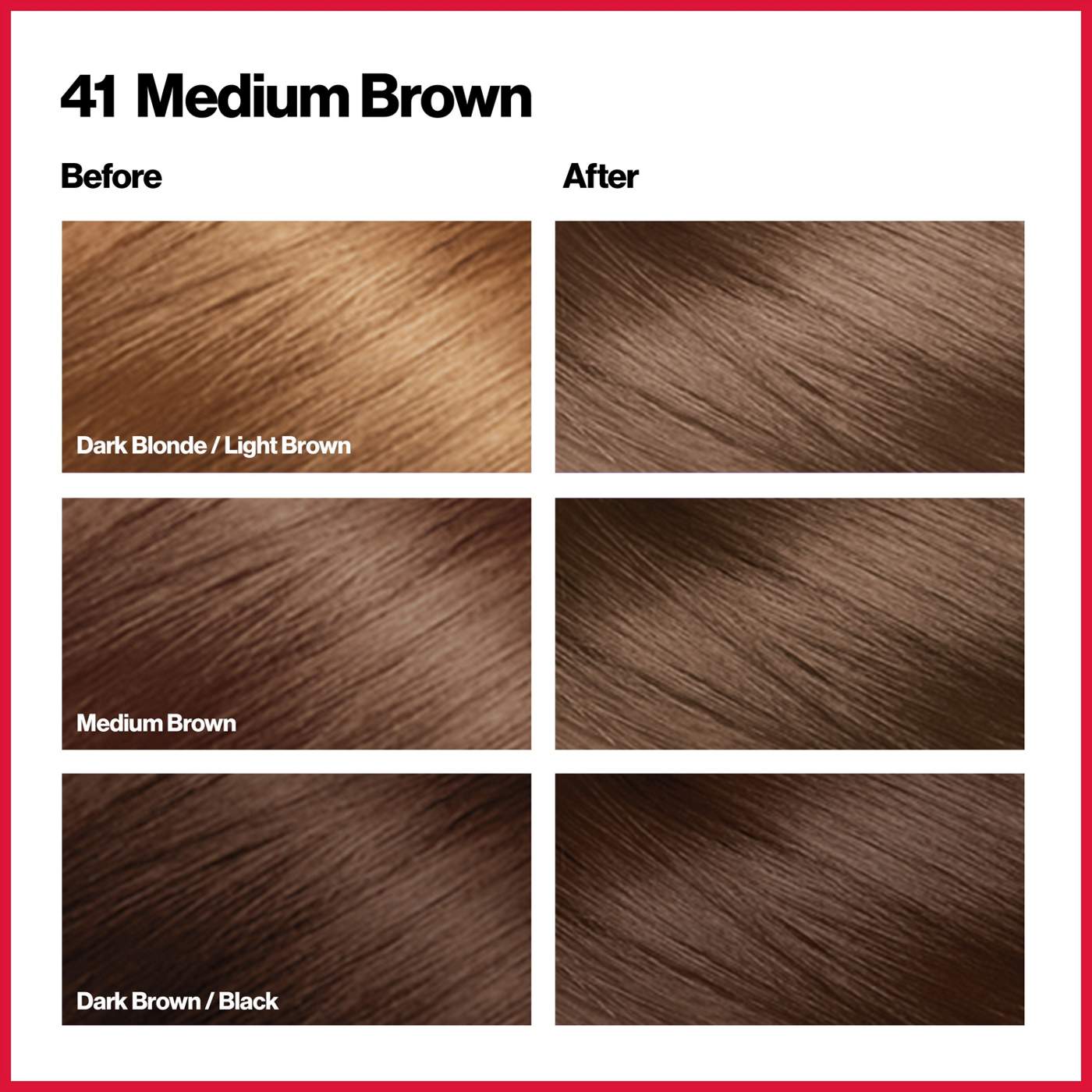 Revlon ColorSilk Hair Color - 41 Medium Brown; image 3 of 7