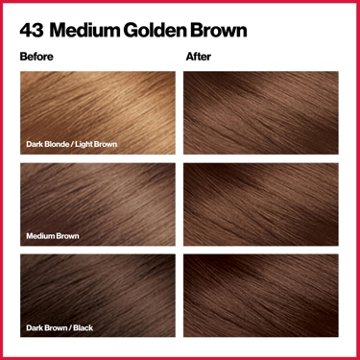 Revlon ColorSilk Hair Color - 43 Medium Golden Brown