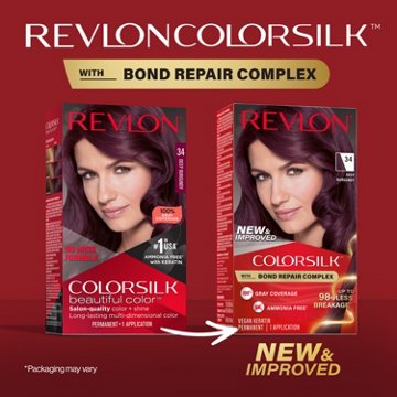 Revlon ColorSilk Hair Color - 34 Deep Burgundy