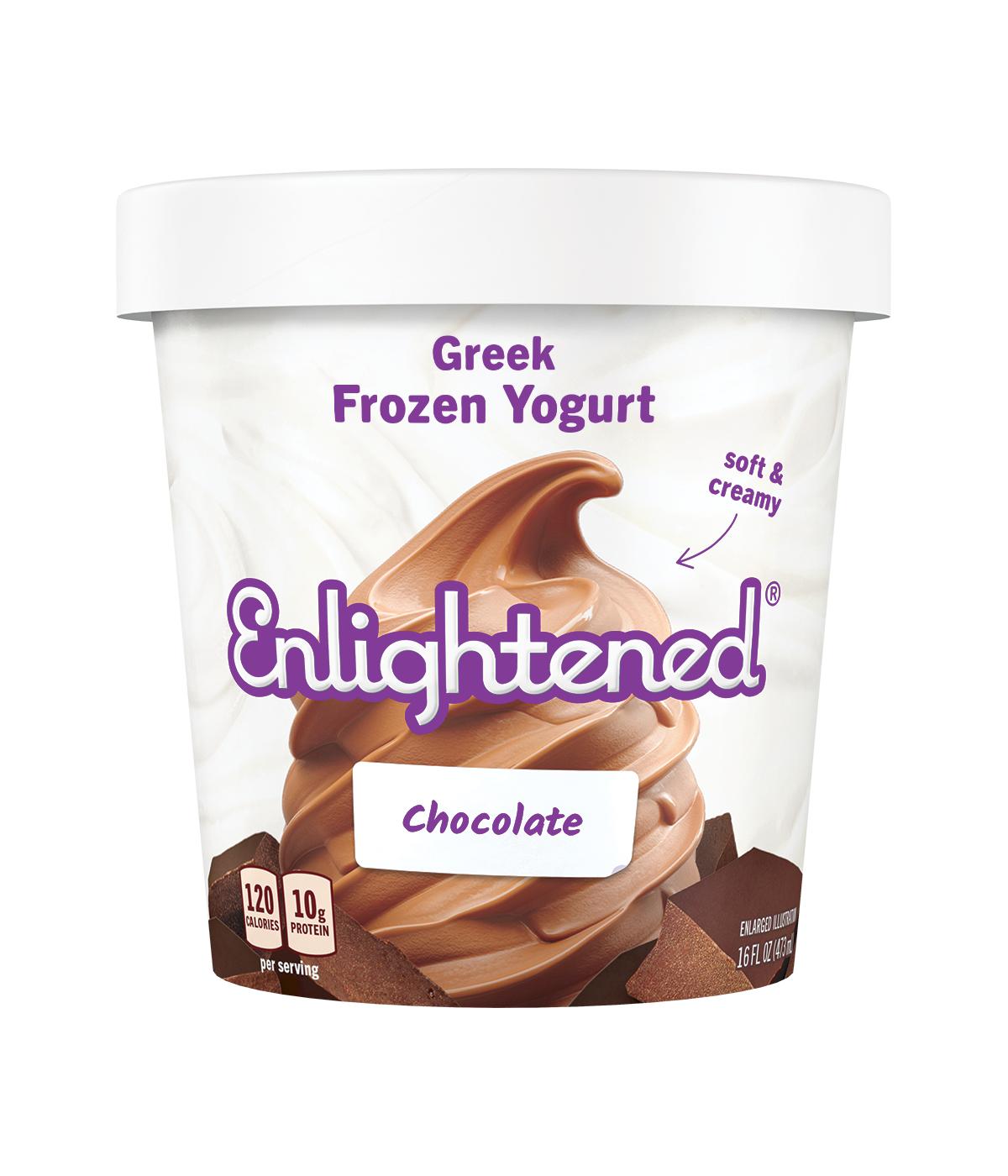 Enlightened Chocolate Frozen Yogurt; image 1 of 2