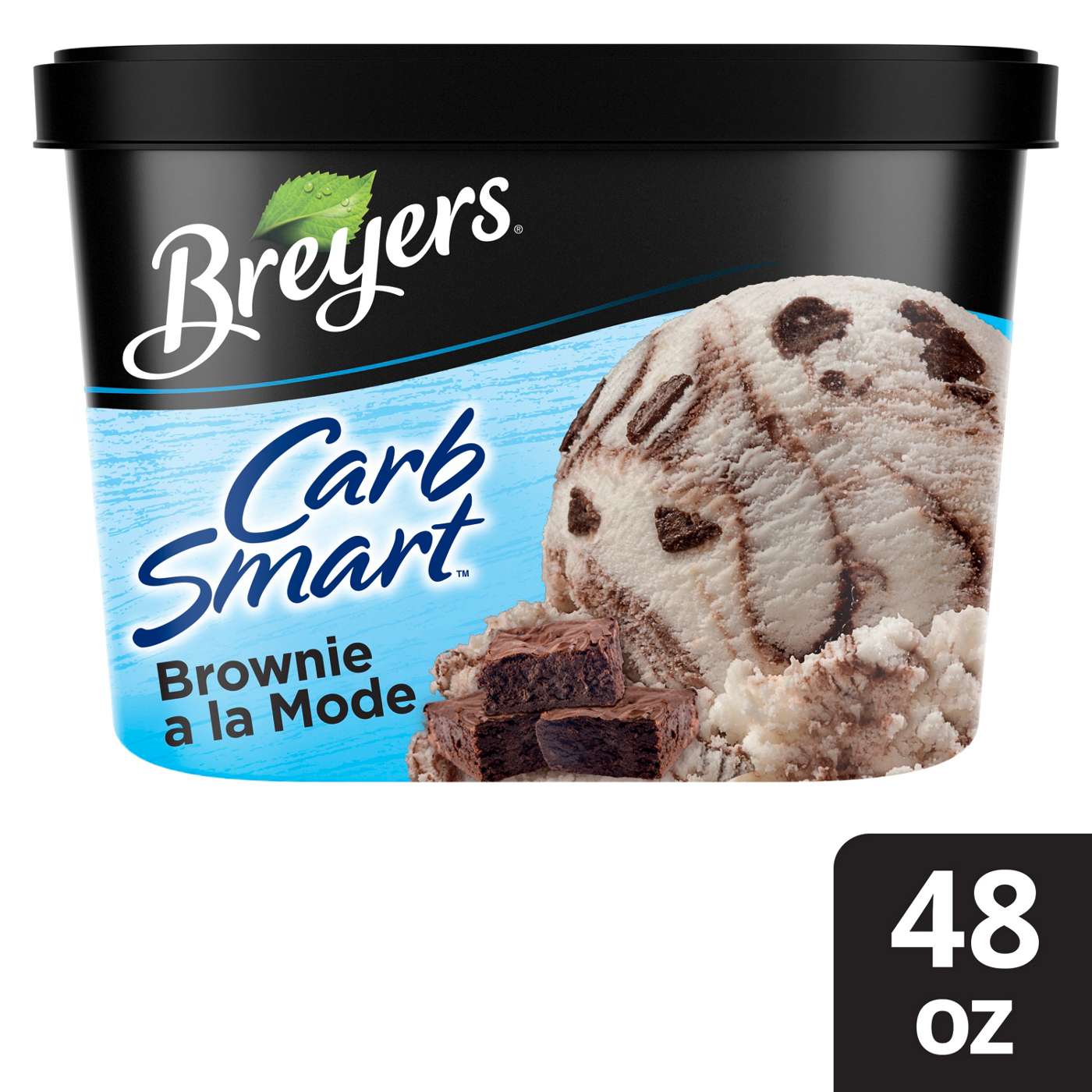 Breyers Carb Smart Brownie Ala Mode Ice Cream; image 6 of 7