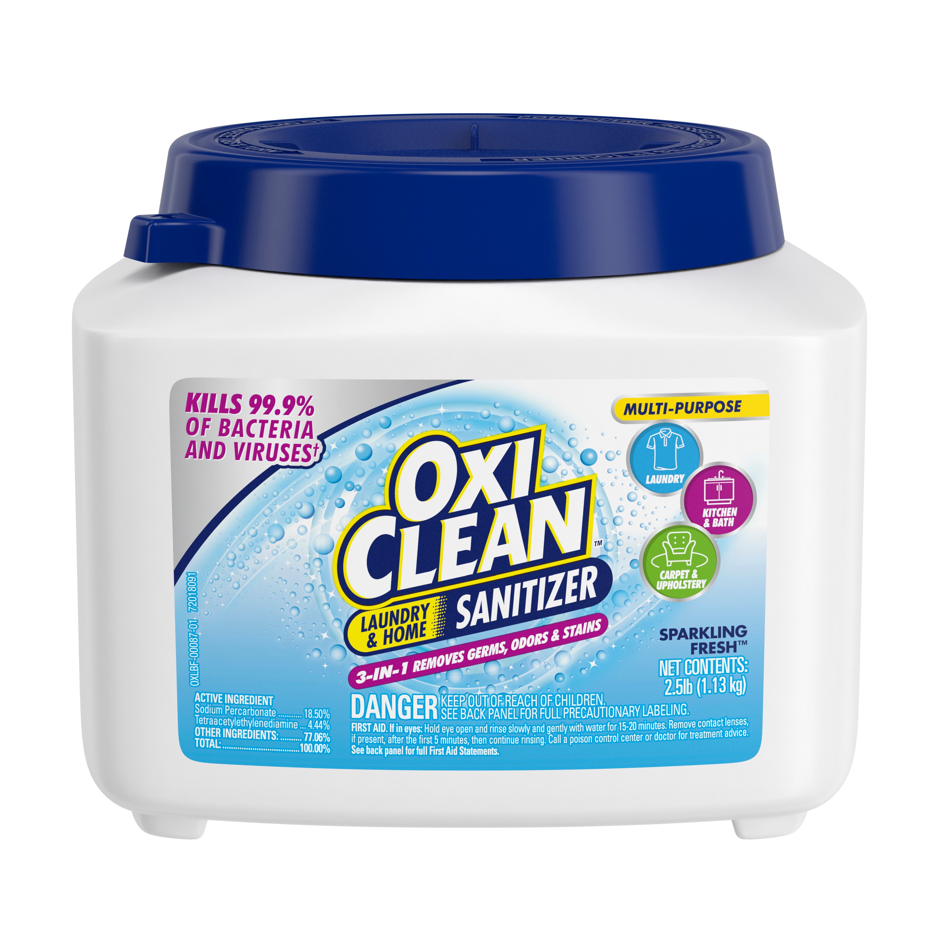 OxiClean 3 In 1 Sparkling Fresh Laundry & Home Sanitizer - Shop Laundry ...