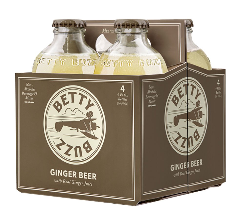 Betty Buzz Ginger Beer, 4 Pack Shop at HEB