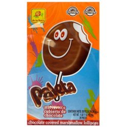 Ricolino Paleta Payaso Chocolate Marshmallow Lollipop, 1.58 oz