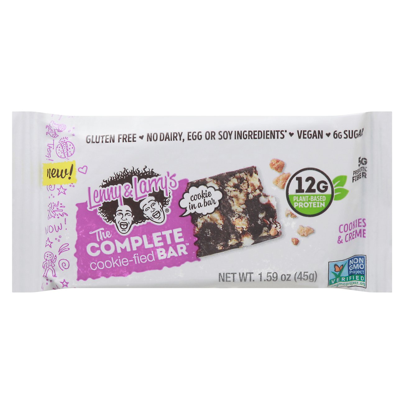 Lenny & Larry's The Complete Cookiefied Bar 12g Protein Cookies