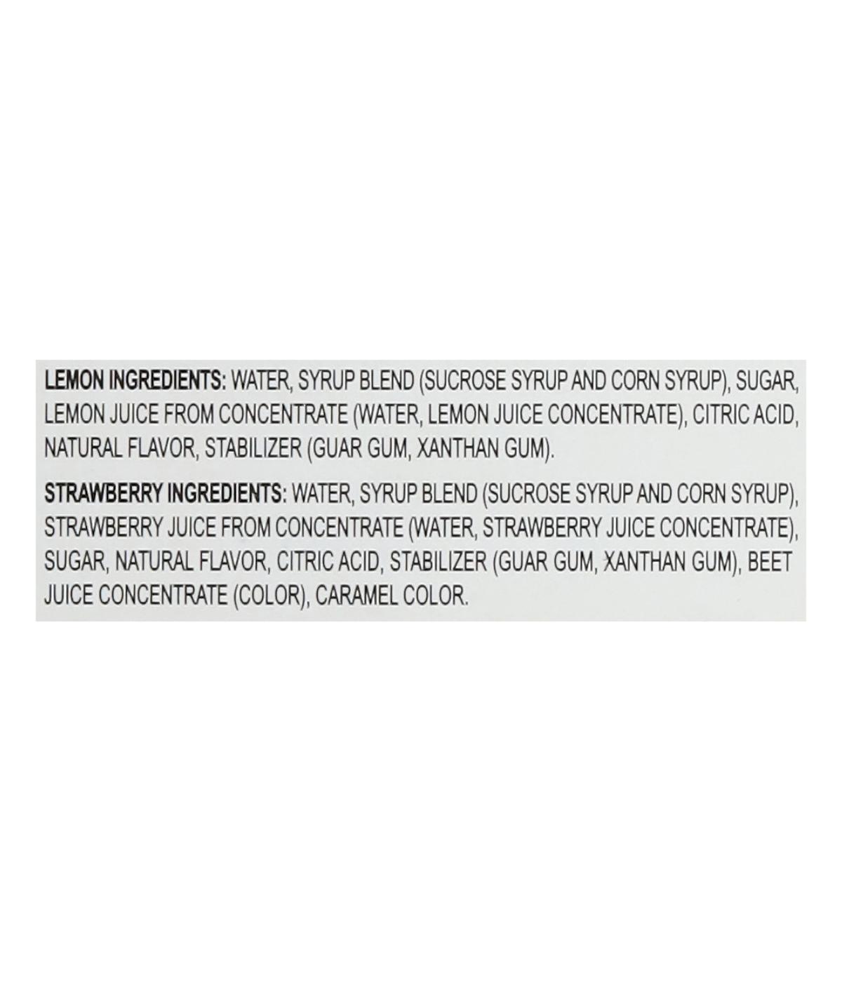 Luigi's Real Italian Ice Lemon & Strawberry Cups Variety Pack; image 4 of 4