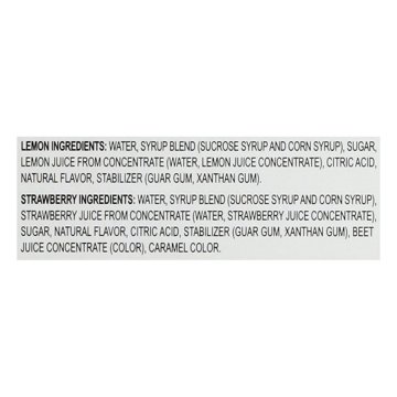 Luigi's Real Italian Ice Lemon & Strawberry Cups Variety Pack, 6 ct