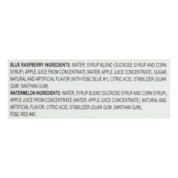 Luigi's Real Italian Ice Blue Raspberry & Watermelon Cups Variety Pack, 6 ct