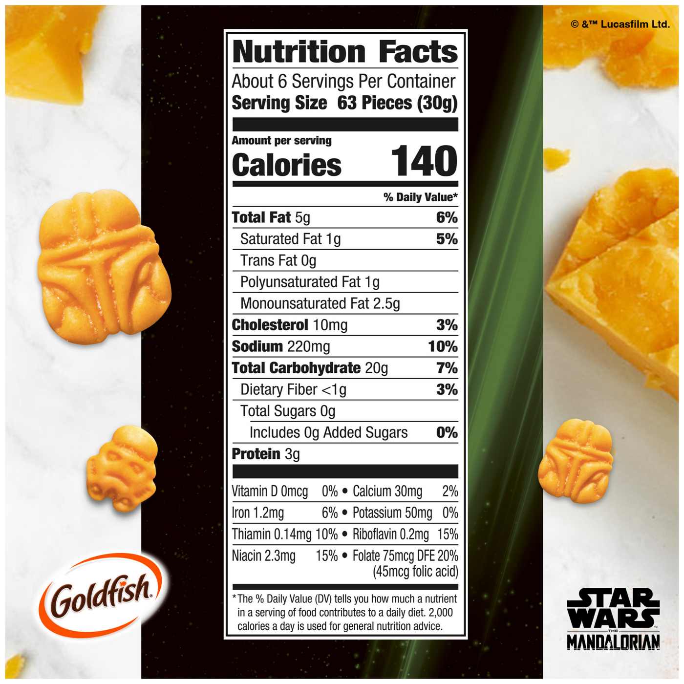 Pepperidge Farm Goldfish Star Wars The Mandalorian Cheddar Crackers; image 3 of 9