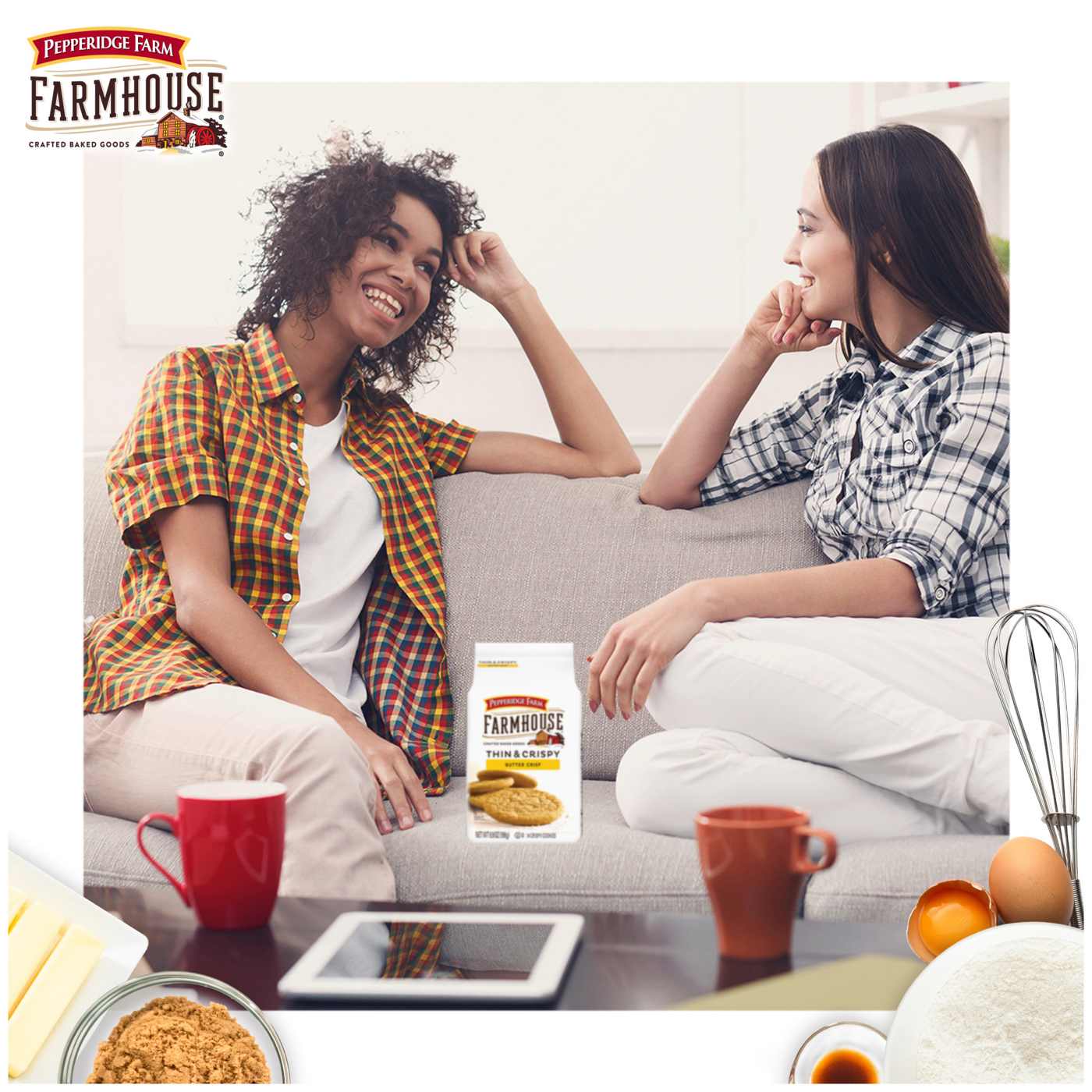 Pepperidge Farm Farmhouse Thin & Crispy Butter Crisp Cookies; image 9 of 9