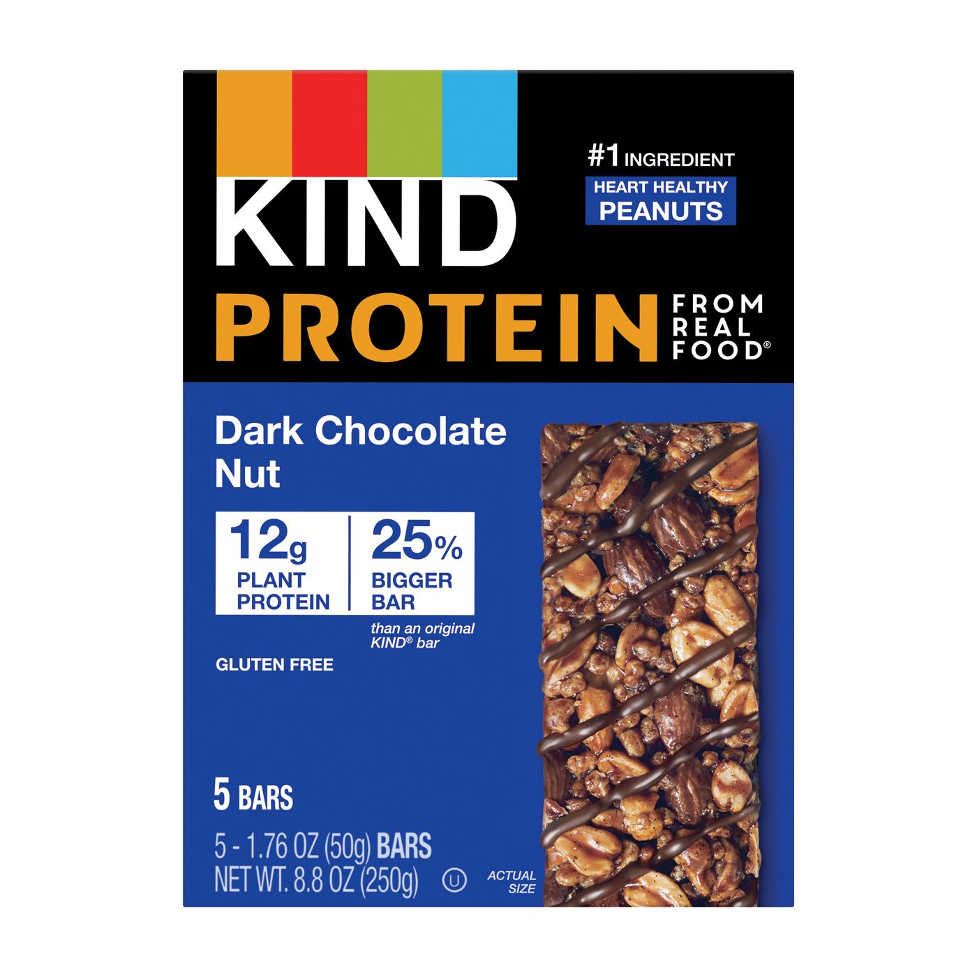 Kind 12g Protein Bars - Dark Chocolate Nut; image 2 of 2