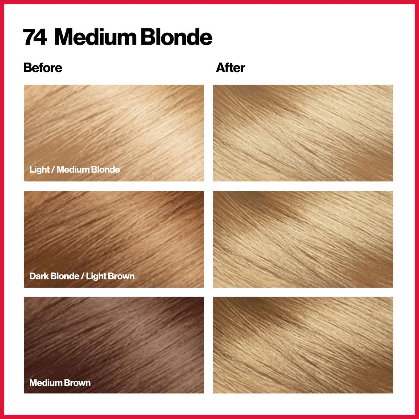 Revlon ColorSilk Hair Color - 074 Medium Blonde; image 6 of 7