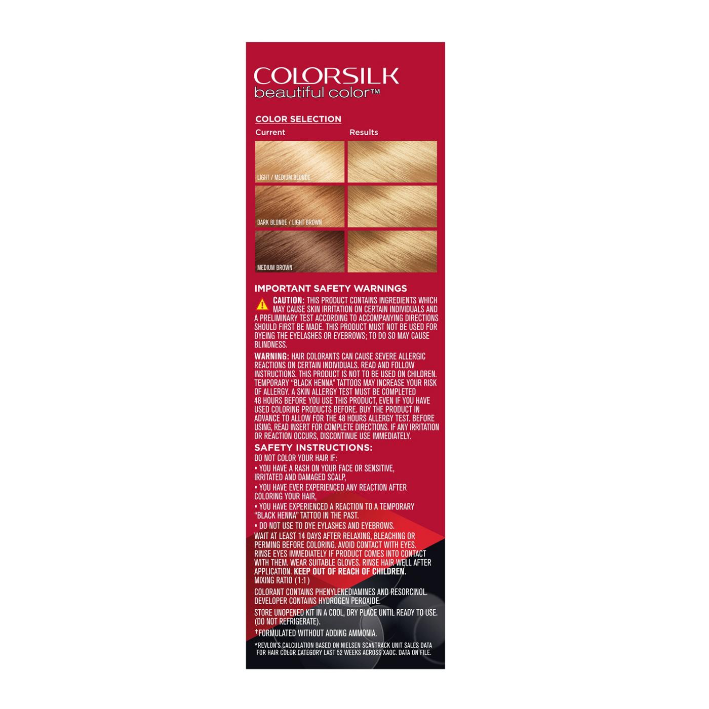 Revlon ColorSilk Hair Color - 074 Medium Blonde; image 7 of 7