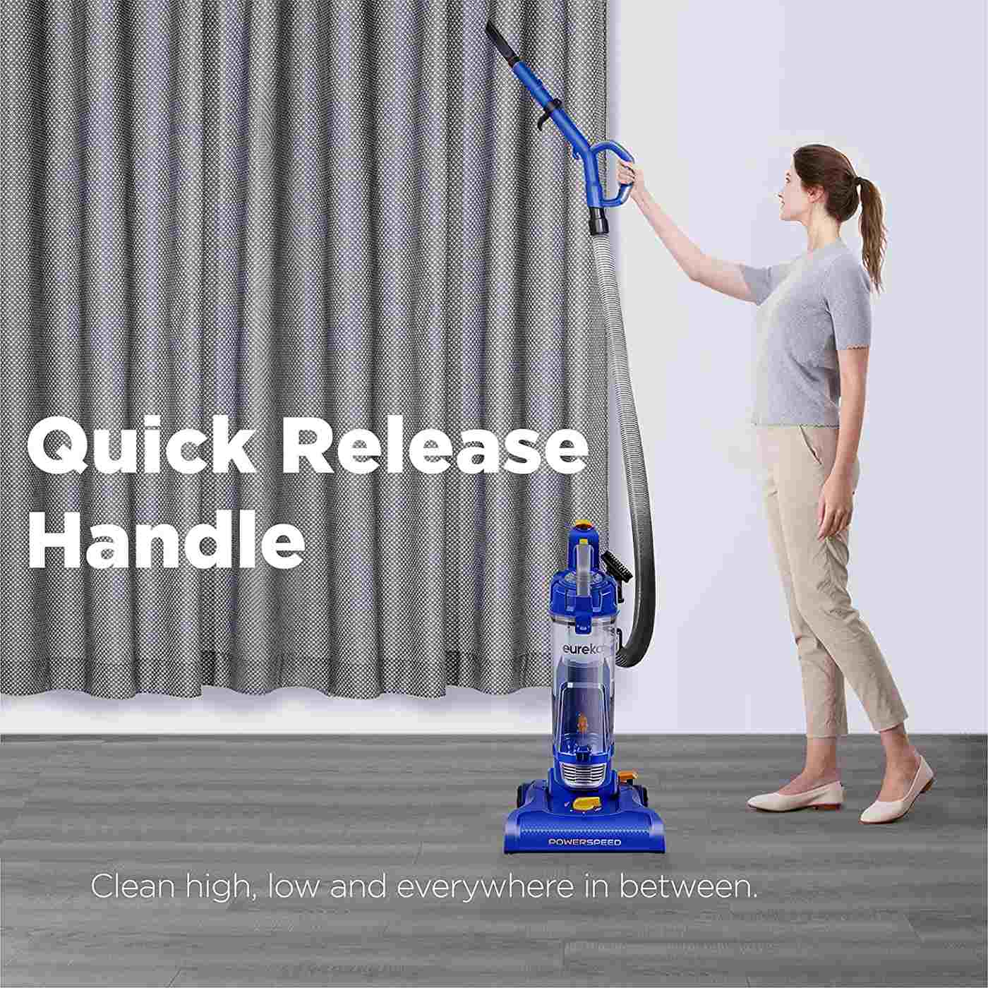 Eureka PowerSpeed Upright Light Weight Vacuum Shop Vacuums at HEB